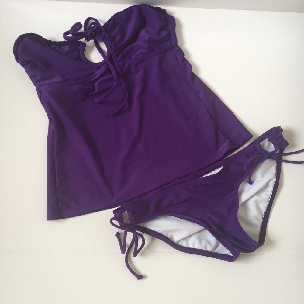 Xhilaration purple bikini top Size S